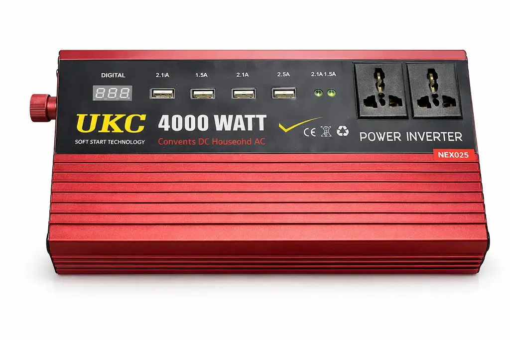 Перетворювач напруги Power Inverter 4000W з 12V на 220 - фото 3