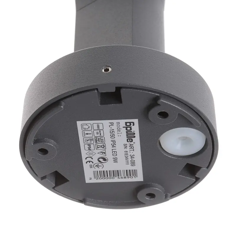 Вуличний світлодіодний садовий Світильник Brille 9W IP54 (PL-15/30) - фото 2