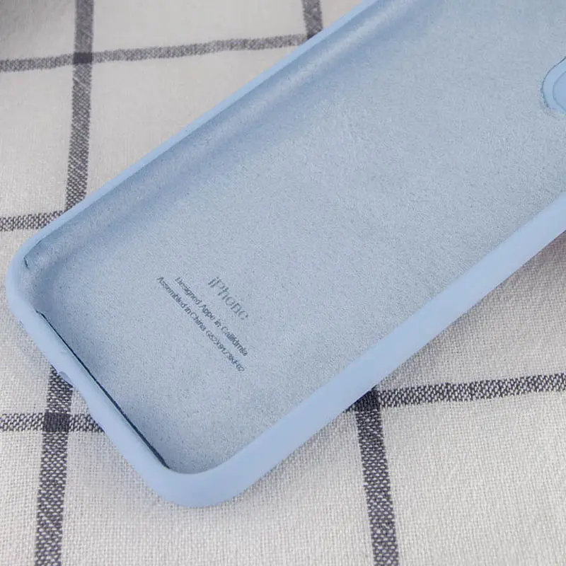 Чохол Silicone Case Full Camera Protective AA Apple iPhone 13 6.1" Синій / Lilac Blue - фото 3