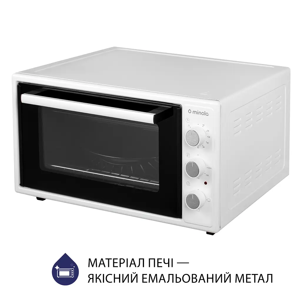Електрична піч Minola FOE 4815 WH - фото 6