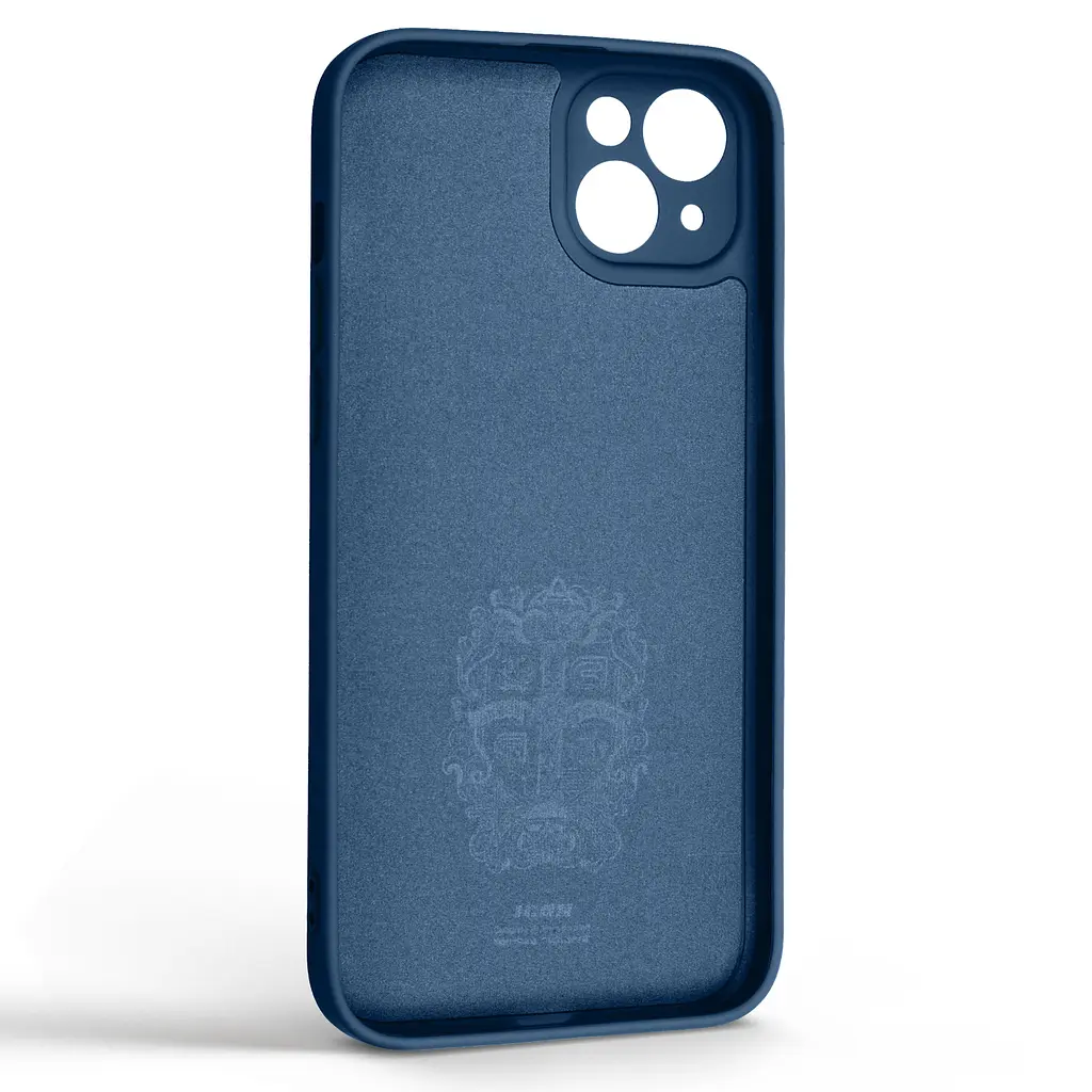 Силиконовый чехол для Apple iPhone 14 Plus, Icon Ring, синий, панель-накладка, с кольцом-подставкой на 360°, противоударный, возможность использования магнитных держателей, ArmorStandart (ARM68698) - фото 2