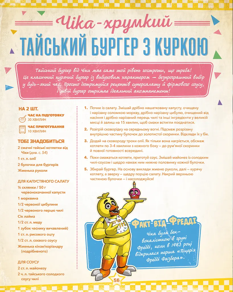 Книга BookChef П’ять ночей із Фредді: кулінарна книга. Офіційне видання Роб Морріс українською мовою BC FNAF CB - фото 9