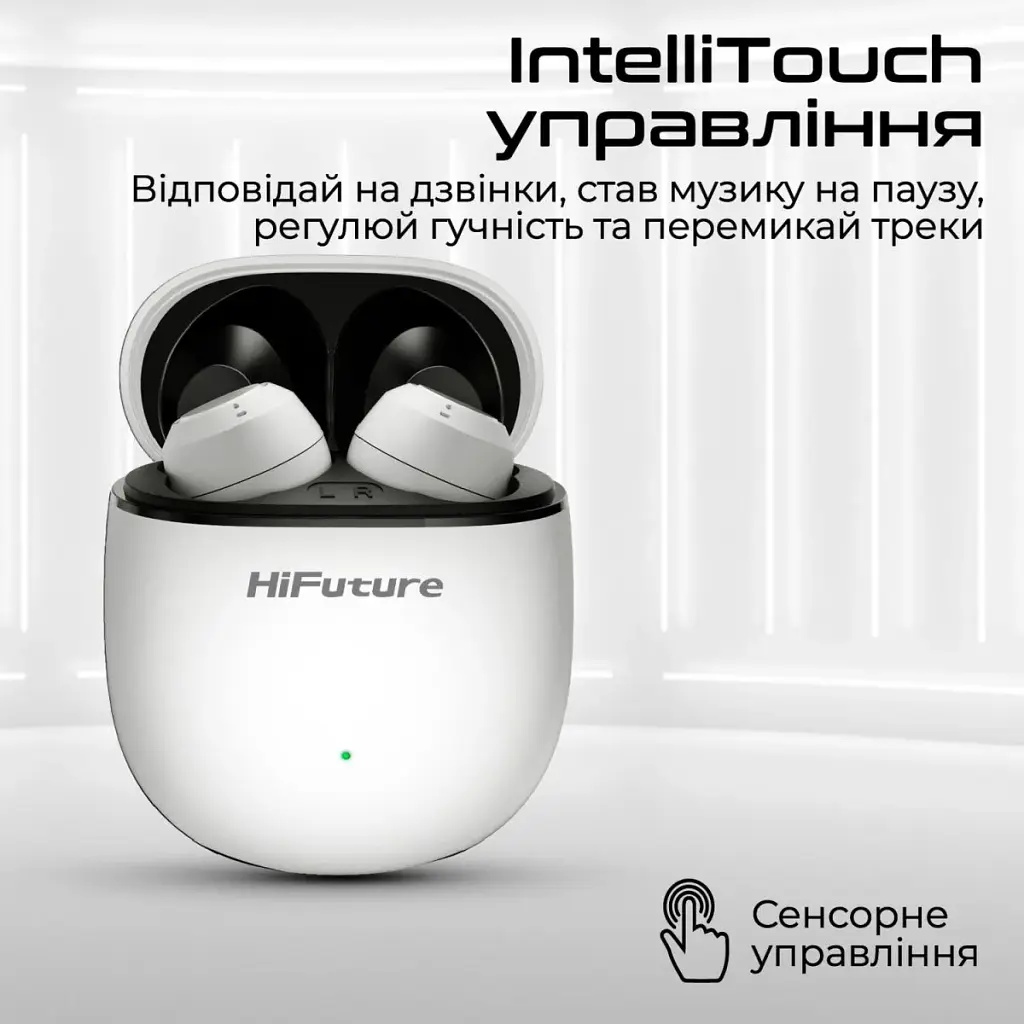 Bluetooth-гарнітура HiFuture OlymBuds3 White (olymbuds3.white) - фото 3