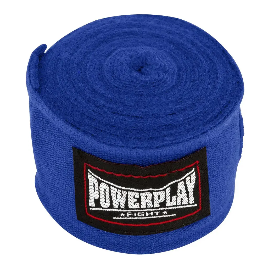 Бинти для боксу Power Play 3046 2.5 м, синій - фото 4