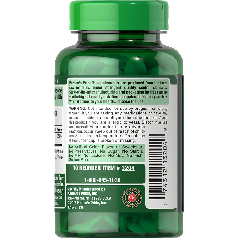Вітаміни та мінерали Puritan's Pride Selenium 200 mcg, 250 таблеток - фото 3