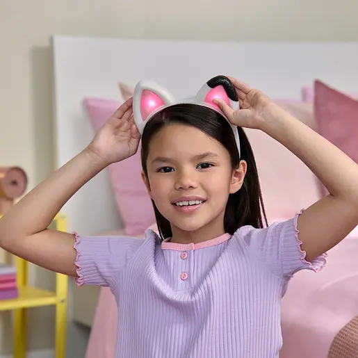 Інтерактивні котячі вушка Габбі Spin Master Gabby's Dollhouse The Movie Meow-mazing Interactive Ears звукові та світлові ефекти від 3 років (SKU-188) - фото 7