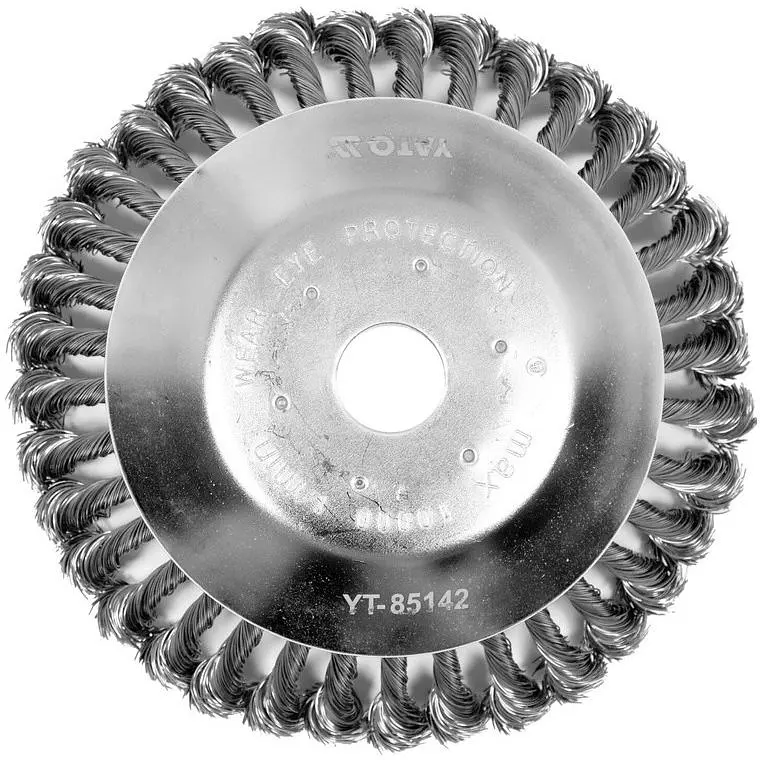 Щітка-крацовка дискова Yato для газонокоси Ø=200/25.4 мм (YT-85142) - фото 2