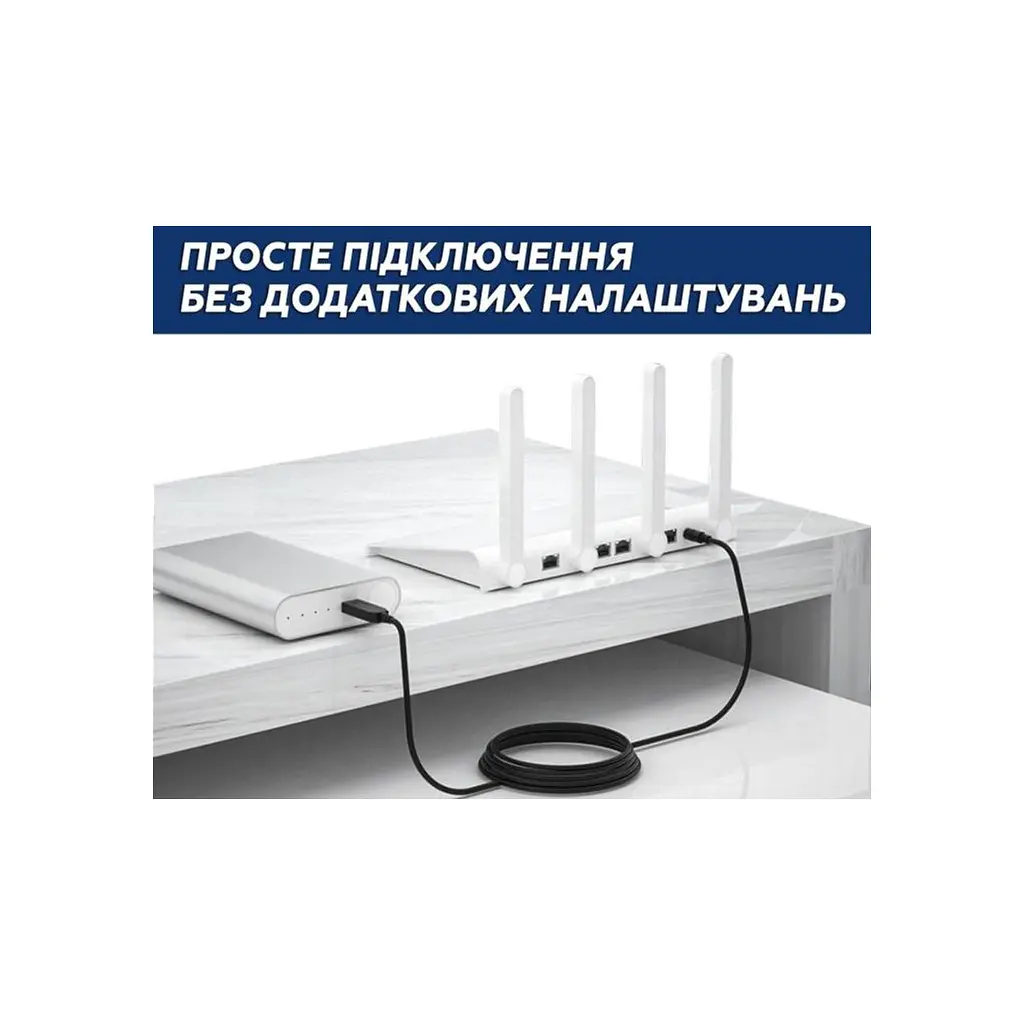 Кабель живлення USB 2.0 AM to DC 5.5 х 2.1 mm 1.0m 5V to DC 5V Dynamode (DM-USB-DC-5.5x2.1mm) - фото 5