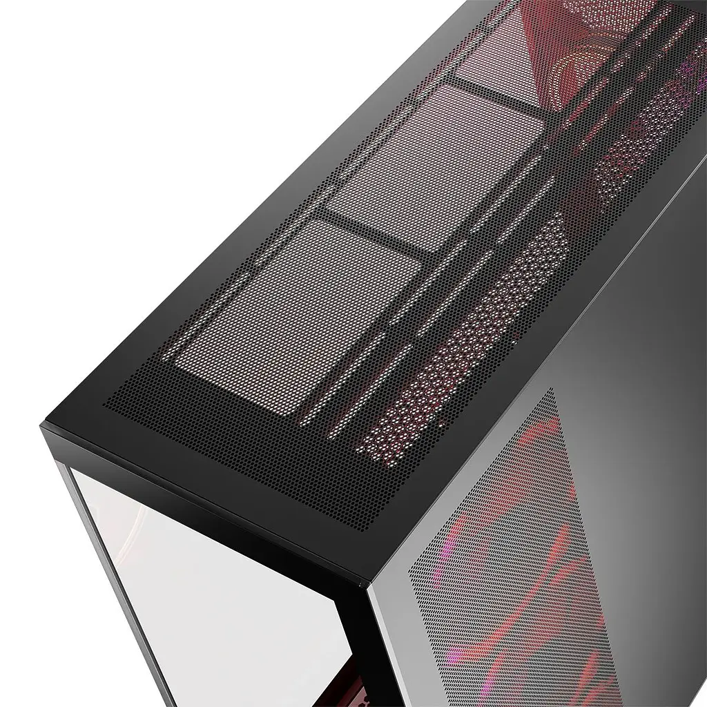 Корпус Modecom VOLCANO SPACE APEX ARGB 4x140 мм fans MIDI USB 3.0x2+TYPE-C BLACK без БЖ ATX (AT-SPACE-PG-10-000000-000) - фото 7
