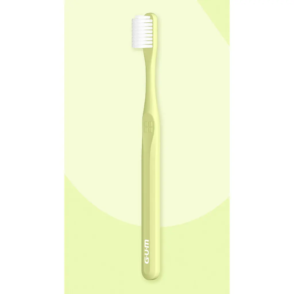 Зубная щетка GUM Classic Bio-Based Handle мягкая светло-зеленая - фото 3