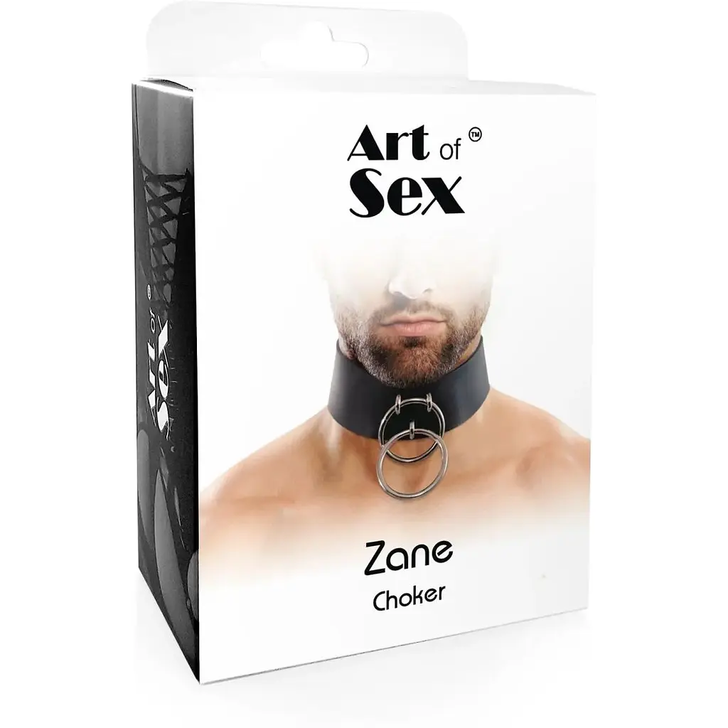 Мужской чокер из натуральной кожи Art of Sex - Zane Collar - фото 4