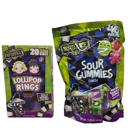 Жувальні цукерки Beetlejuice Halloween Bugs Grubs Gummies 40 шт 280 г - фото 4