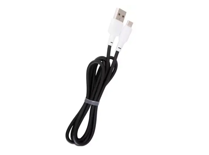 Кабель Gelius Full Silicon Cable USB to MicroUSB GP-UCN001M 18W 1.2m Black-White - фото 3