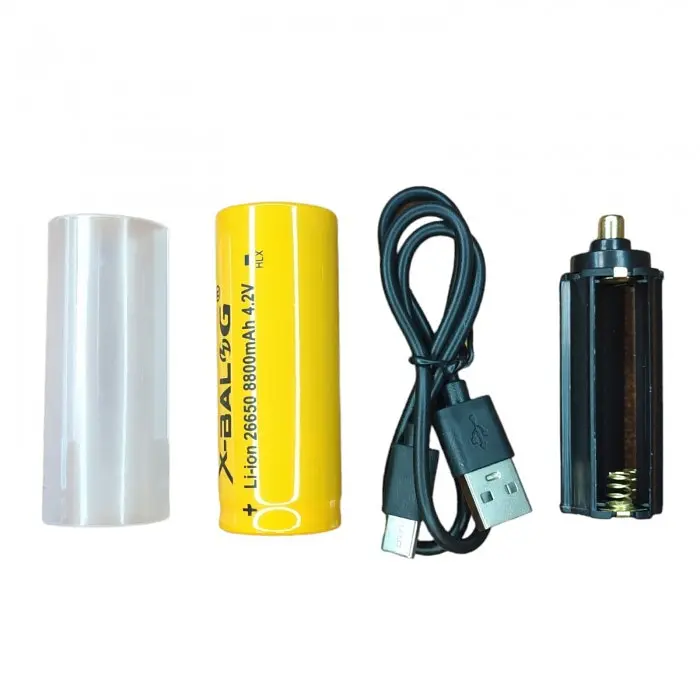 Ліхтар ручний акумуляторний X-Balog BL-PX21B-GT200 з функцією powerbank акумулятор 26650 - фото 7