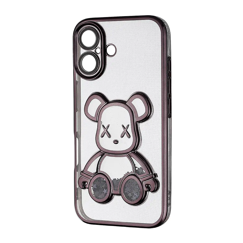 Чохол Shining Bear Case Protected Camera iPhone 16 Black