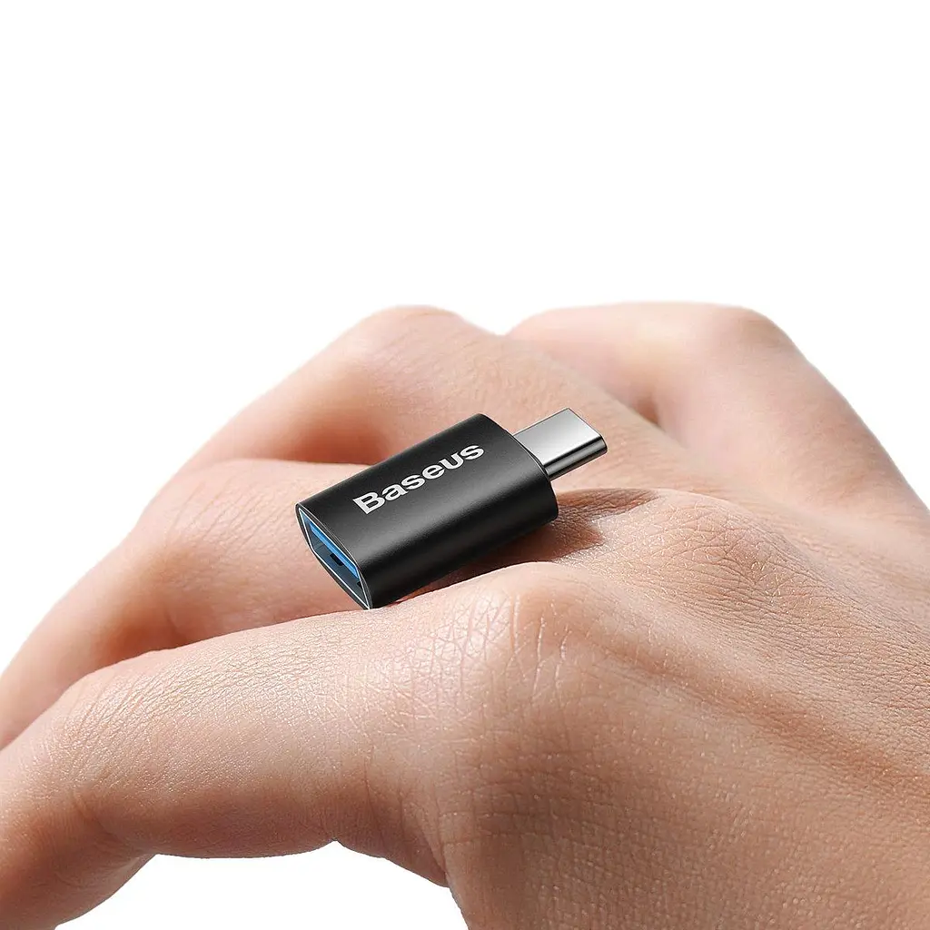 Перехідник Baseus Ingenuity Series Mini OTG Adaptor USB-A 3.1 to Type-C ZJJQ000001 - фото 4