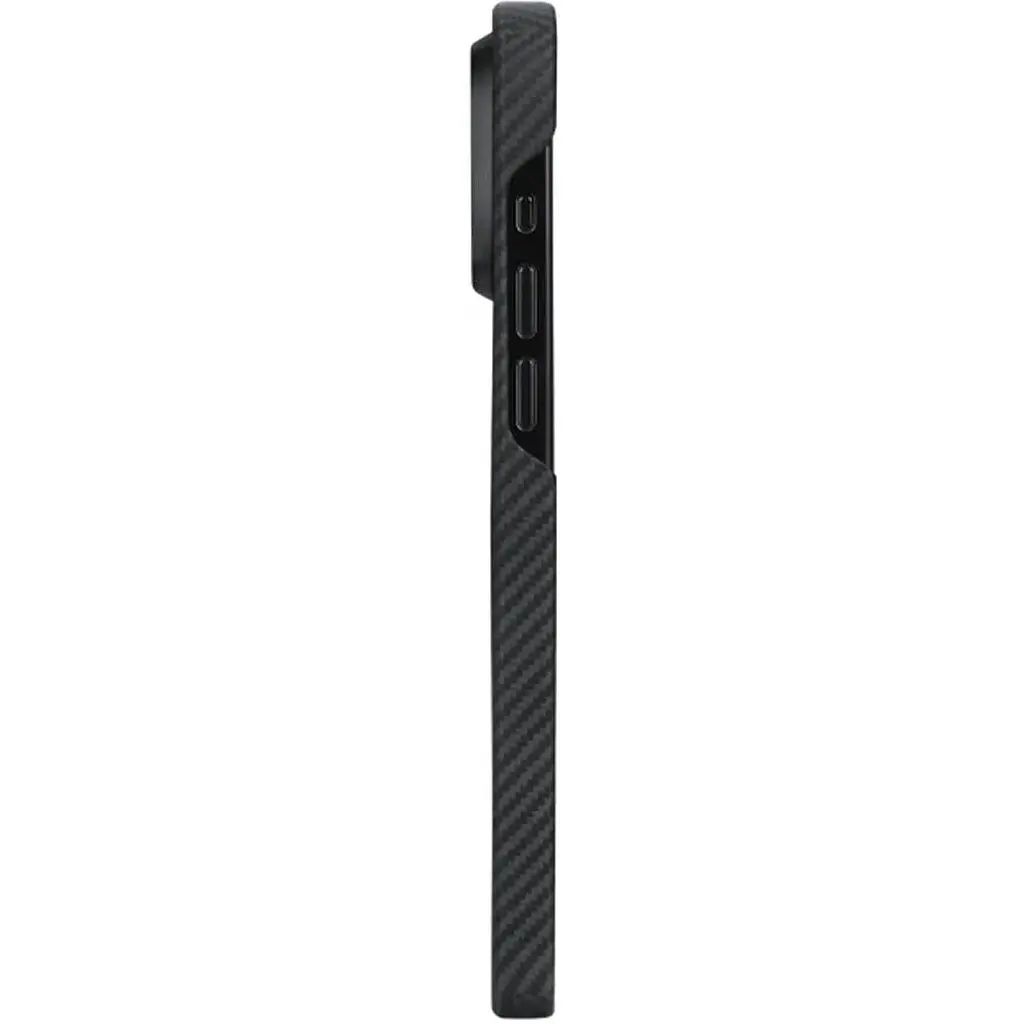 Чохол-накладка Pitaka MagEZ Case 4 Twill 600D Black/Grey для iPhone 15 Pro Max (KI1501PMA) - фото 5