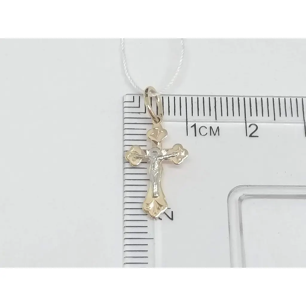 Золотий хрестик Tango. Розп'яття Христа. 230026 - фото 4