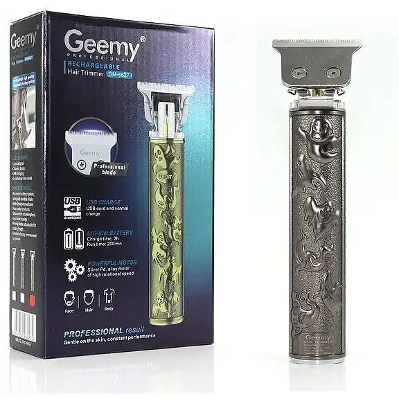 Профессиональная беспроводная машинка для стрижки волос Geemy Gm 6627 - фото 2