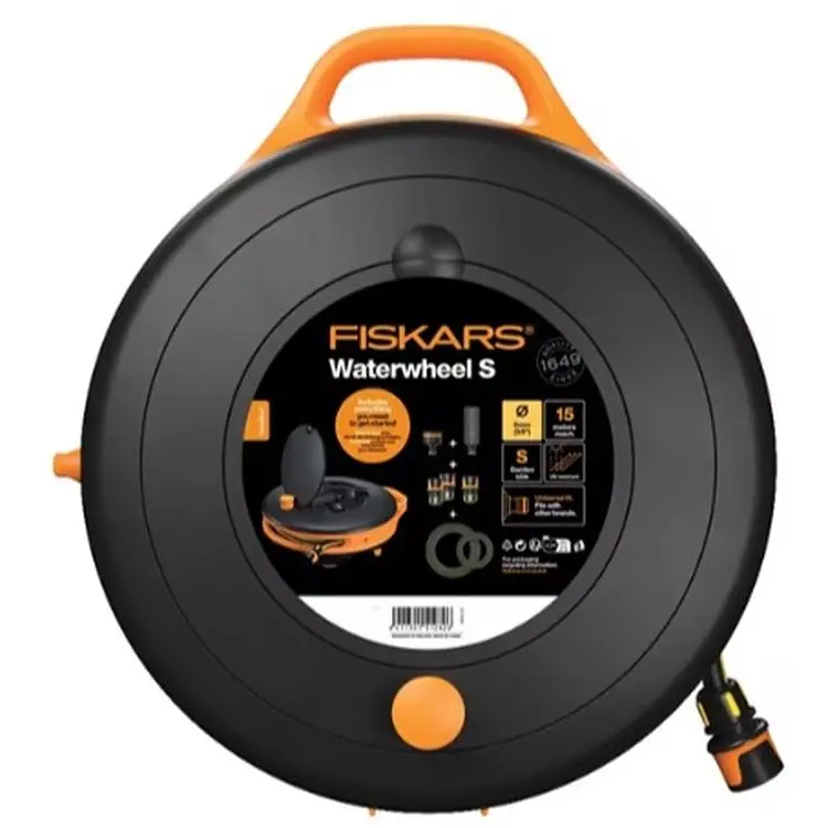 Шланг Fiskars S з котушкою 9 мм 15 м з набором аксесуарів (1071660)