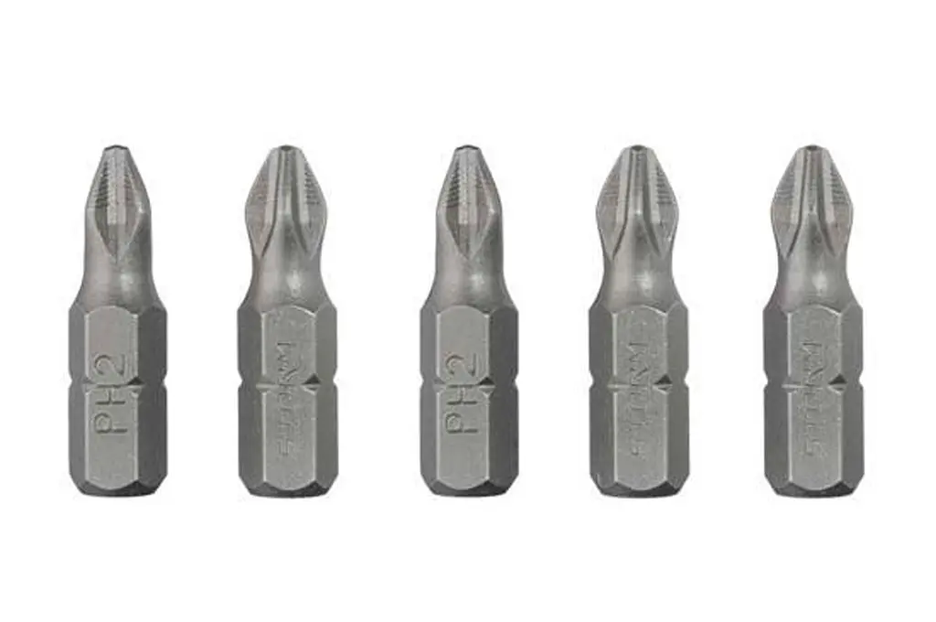 Біта викруткова Intertool насадка хрестоподібна PH2 x 25 мм Storm в упаковці 5шт - фото 3