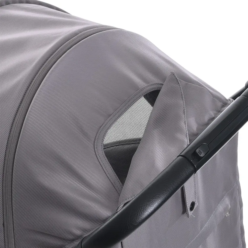 Коляска дитяча прогулянкова LINK ME 1129 Silver Striped - фото 3