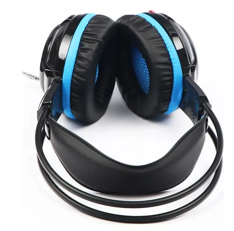 Ігрові навушники з мікрофоном Jedel GH215 Balck-Blue - фото 3