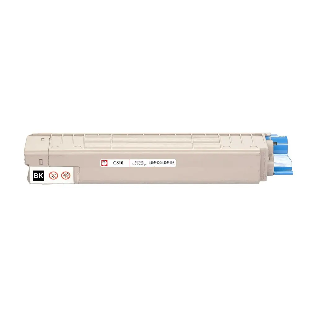 Тонер-картридж BASF OKI C810 Black 44059120/44059108 (KT-C810K) - фото 2