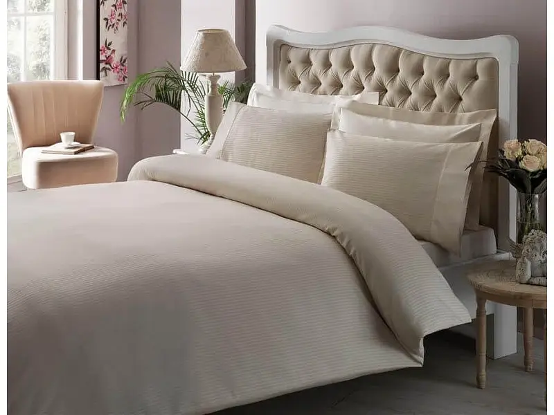 Комплект постільної білизни Premium Basic Cream 2-спальний Tac pbe0042092 - фото 2