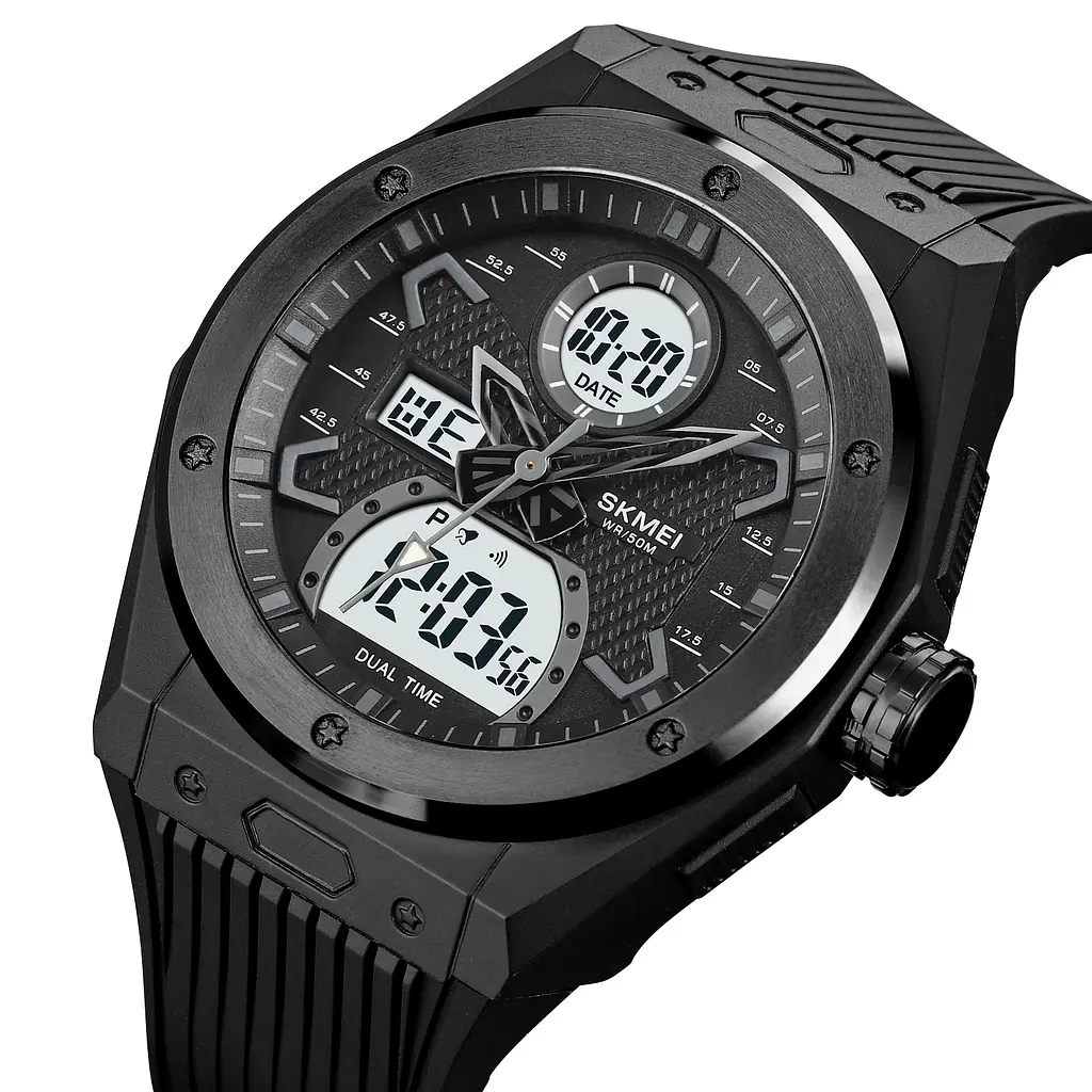 Наручные часы мужские 2013BKWT Black-White Skmei acs0030396 - фото 2