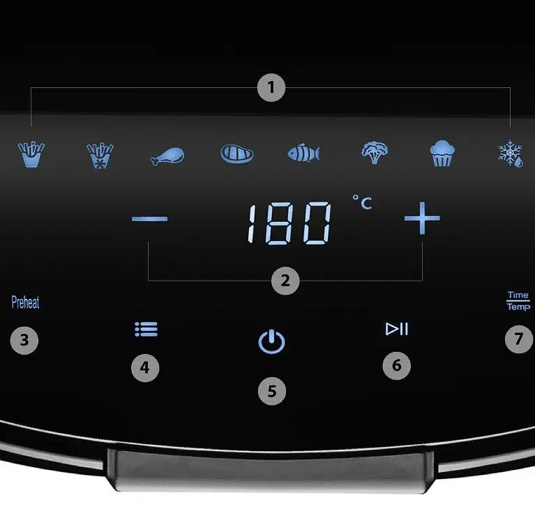 Аэрофритюрница Mozano Active Fryer Silver - фото 3
