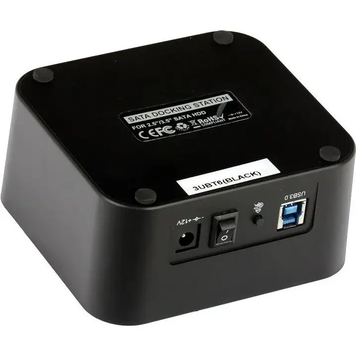 Док-станція AgeStar 3UBT6 для 2xHDD/SSD 2.5"/3.5" SATA USB 3.0 black (3UBT6-6G) - фото 3