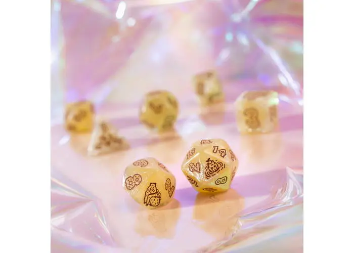 Набір кубиків Capybara Dice Set: Sleepie (7 шт.) (SCAP02) - фото 4