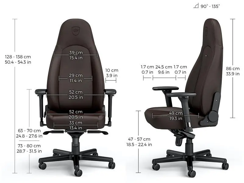 Крісло геймерське Noblechairs Icon Series Java Edition (NBL-ICN-PU-JED) - фото 9