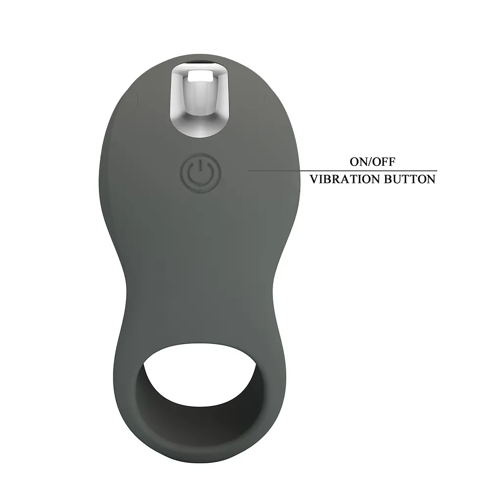 Ерекційне кільце з вібрацією PRETTY LOVE Master ring, 7 vibration functions, Memory function PRETTY LOVE BI-210199-1 100219 - фото 5