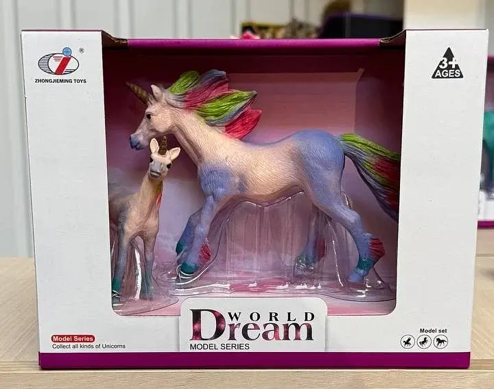 Набір фігурок «Єдиноріг» 2 шт фіолетовий, Dino Toys - фото 2
