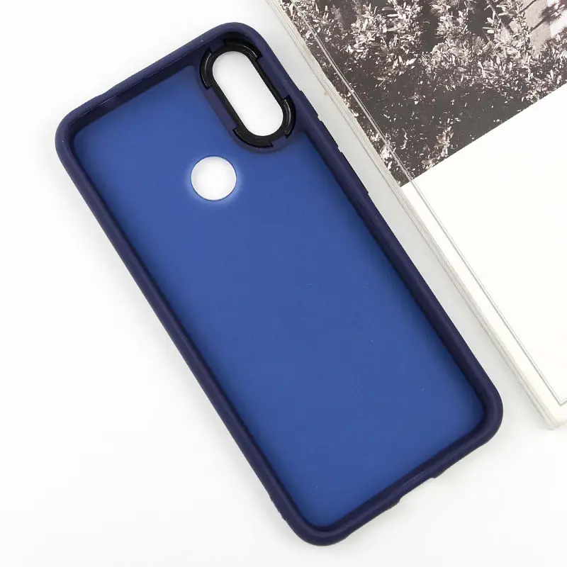 Чохол TPU+PC Lyon Frosted для Xiaomi Redmi Note 7 / Note 7 Pro / Note 7s Navy Blue - фото 3