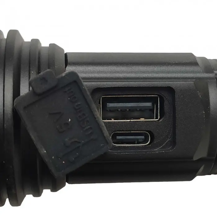 Ліхтар ручний акумуляторний Arexes BL-2207-GT-100 з функцією powerbank акумулятор 18650 - фото 5