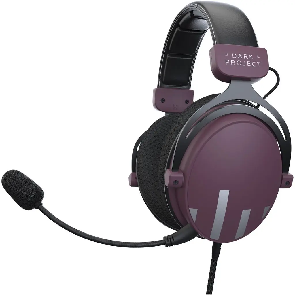 Ігрові навушники Dark Project One HS4 Wired Pale Purple/Black (DPO-HS-5004) [122689] - фото 2