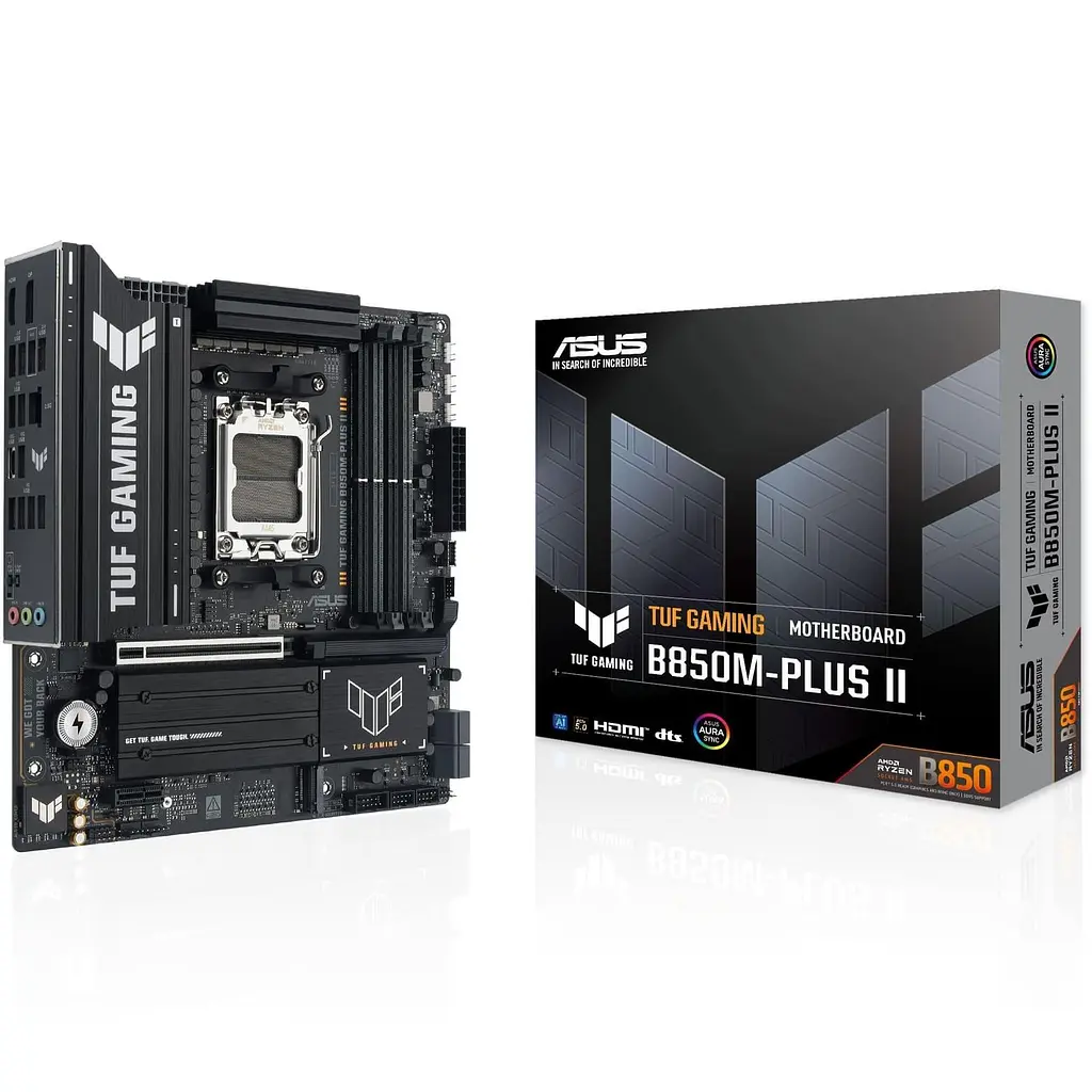 Материнська плата ASUS TUF GAMING B850M-PLUS II (TUF GAMING B850M-PLUS II) (Socket AM5, AMD B850, Micro-ATX) - фото 7