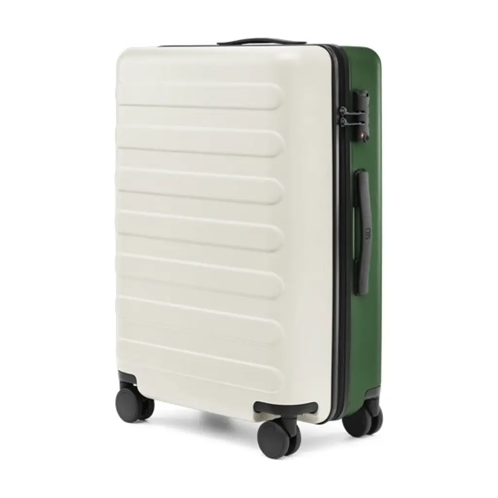 Чемодан Xiaomi Ninetygo Rhine Luggage 20" White+Green (6941413222037)