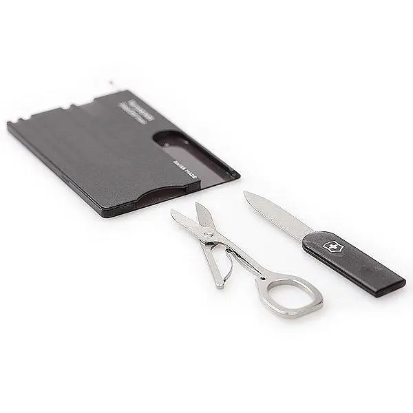 Ніж Victorinox Swisscard 82х54х4мм,10функ,чорн.прозор - фото 2
