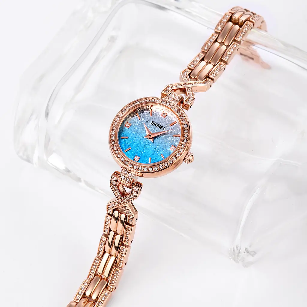 Жіночий наручний годинник 2001BU Blue Skmei acs0030414 - фото 5