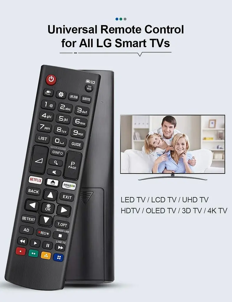 Пульт дистанційного керування AKB75095308 для LG Smart TV серій UJ UK LJ LK - фото 3