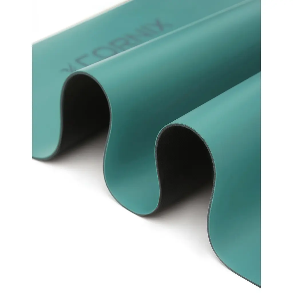 Килимок спортивний Cornix PU 183 x 68 x 0.4 см для йоги та фітнесу XR-0318 Turquoise - фото 3
