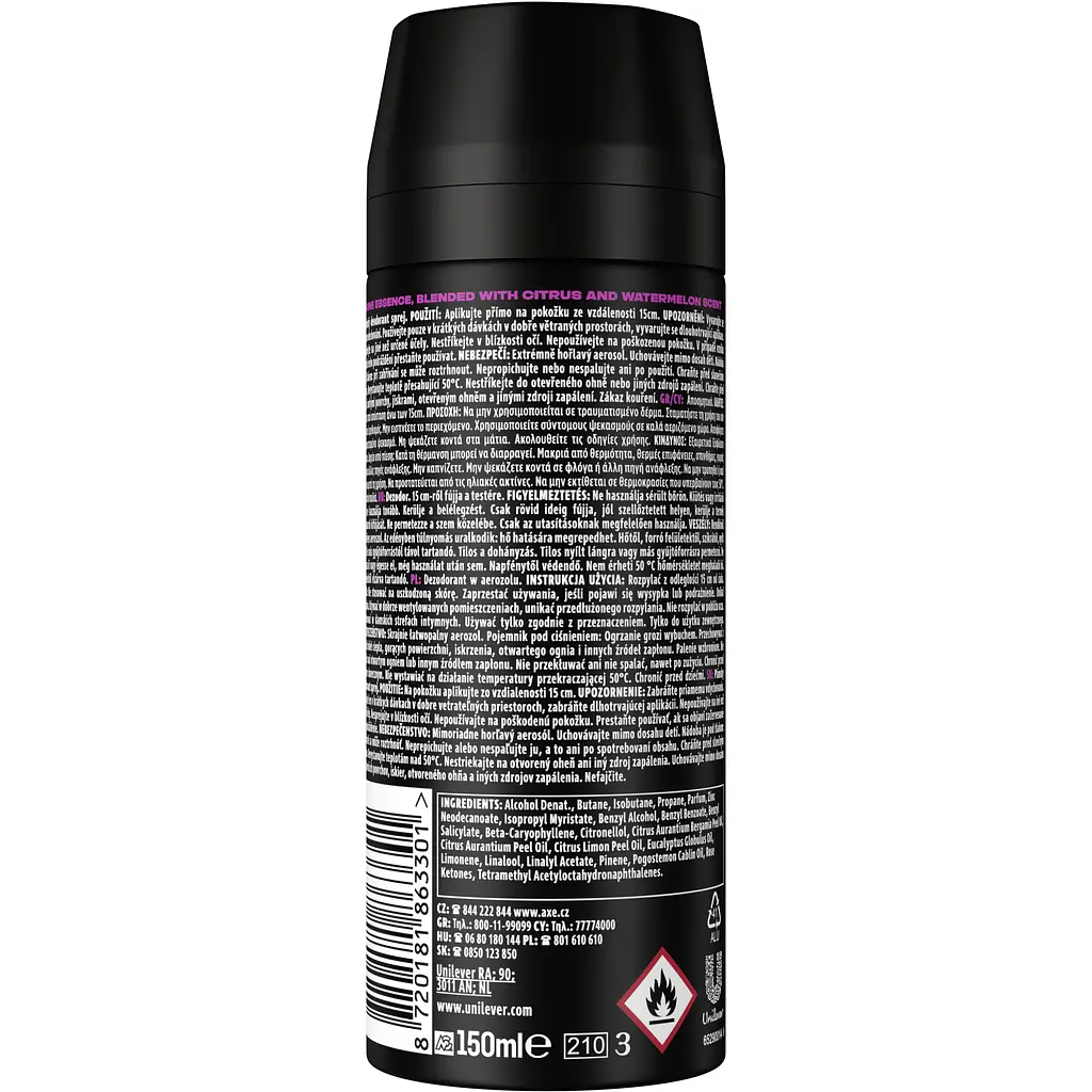 Дезодорант AXE аерозоль номер 10, 150 мл - фото 2