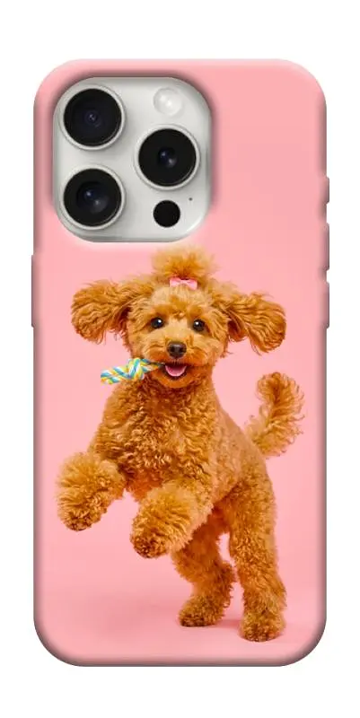 TPU чохол Demsky Happy poodle для Apple iPhone 16 Pro Max (6.9")