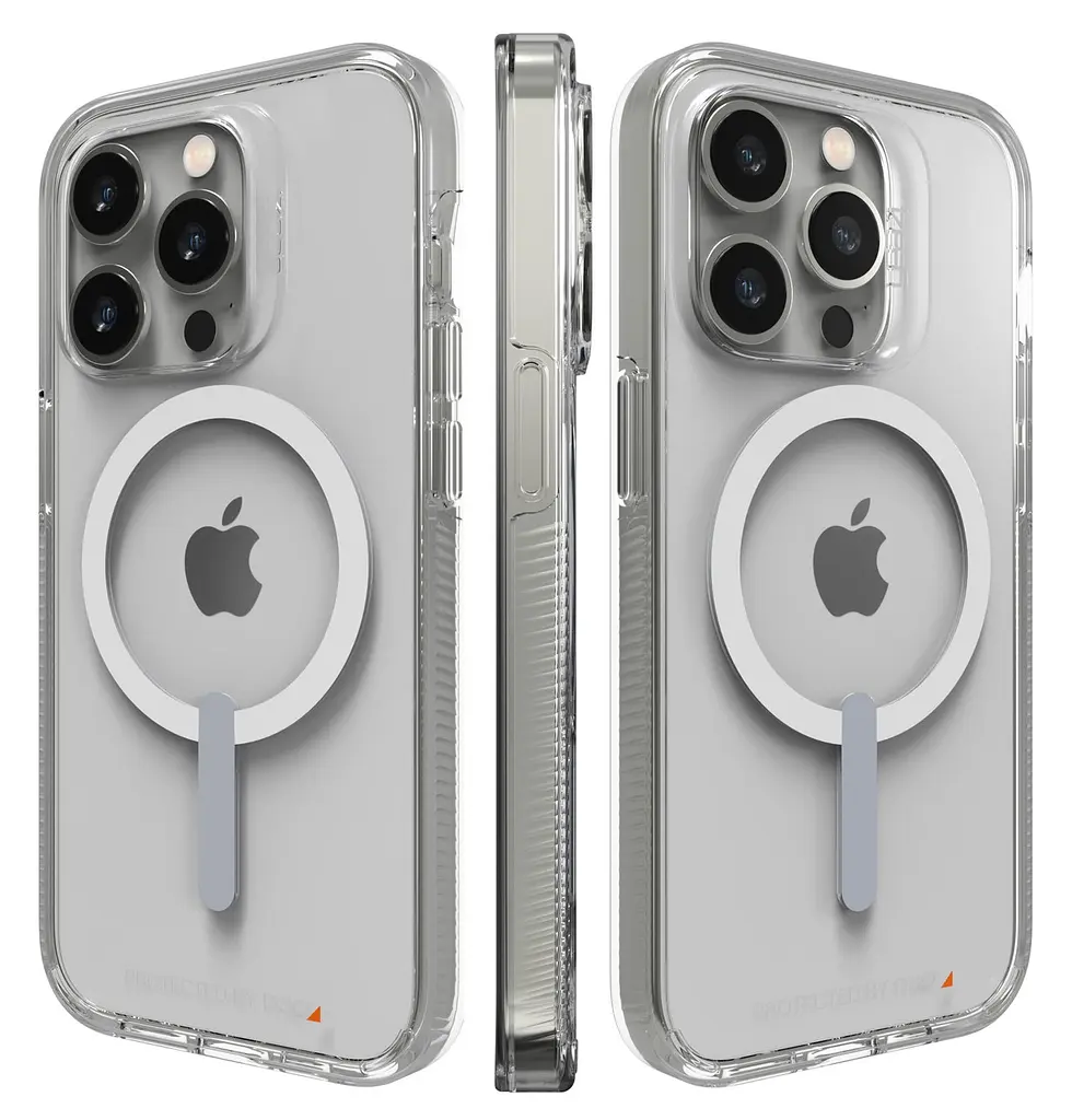 Оригінальний протиударний чохол Gear4 Piccadilly MagSafe Case для Apple iPhone 14 Pro (6.1") Clear - фото 9