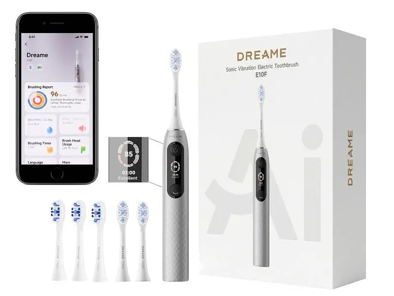 Електрична зубна щітка Dreame E10F Set Silver