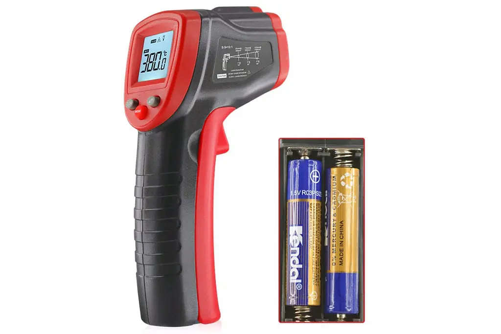 Інфрачервоний термометр (пірометр) безконтактний -50-380°C wintact hoz0008990 - фото 4